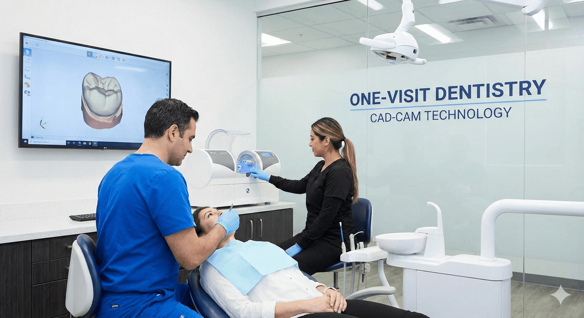 One-Visit CAD-CAM Dentistry in Surat