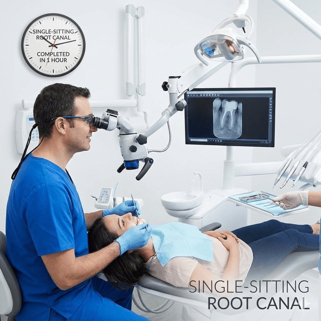 Single-Sitting Root Canal in Surat
