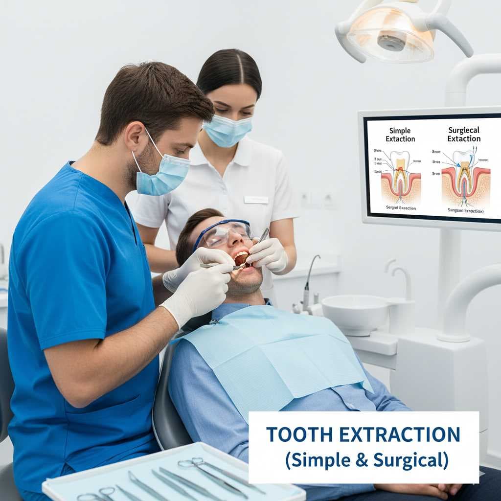 Tooth Extraction (Simple & Surgical) in Surat